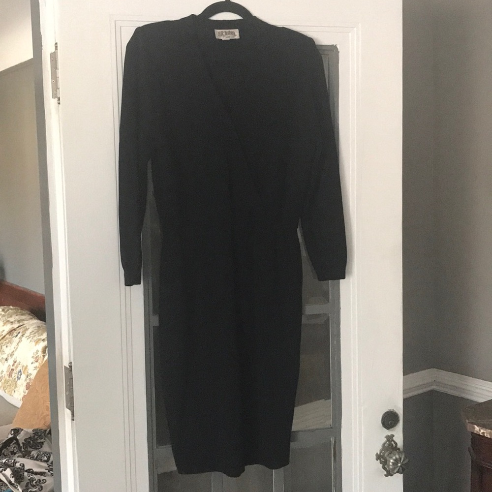 St. John Knit Wrap Dress